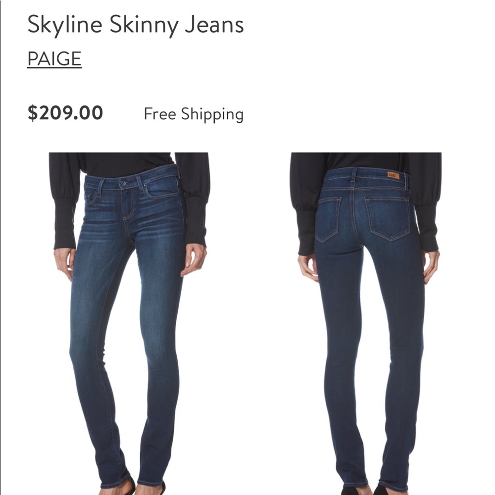 Paige skyline crop skinny Jeans